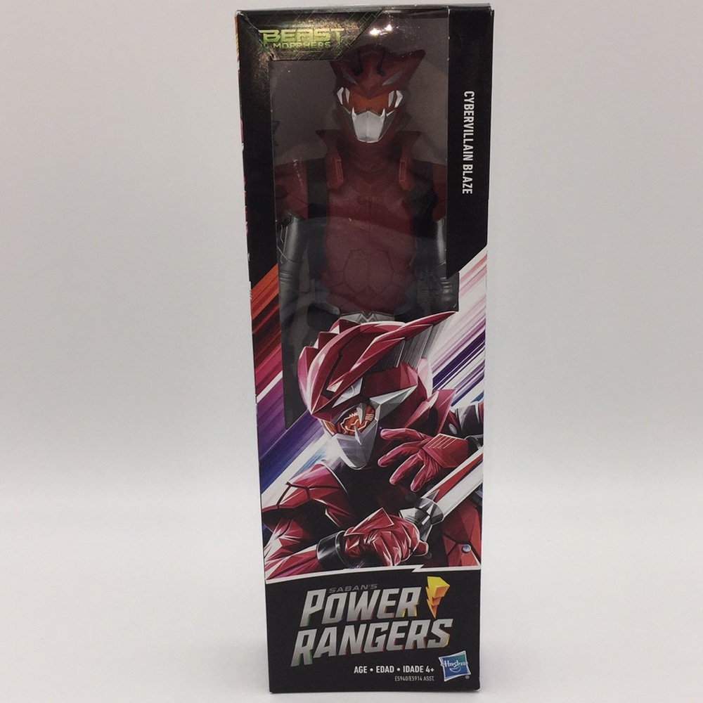 Saban's Power Rangers Beast Morphers Titan Hero Series Cybervillain Blaze Figure